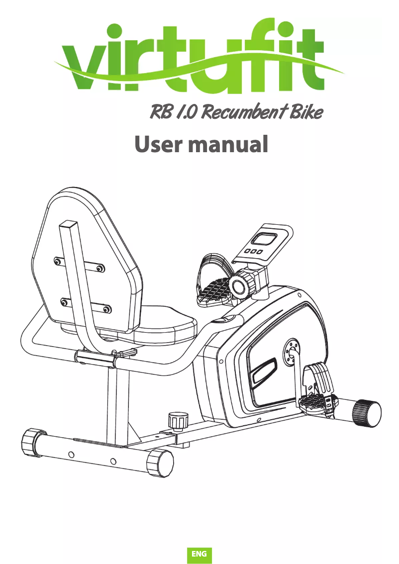 Page 1 de la notice Manuel utilisateur VirtuFit RB 1.0