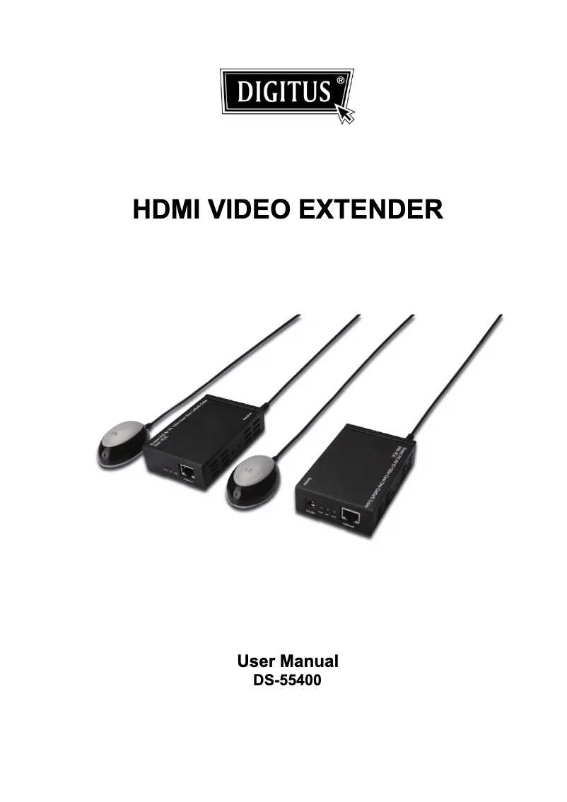 Image de la première page du manuel de l'appareil DS-55400