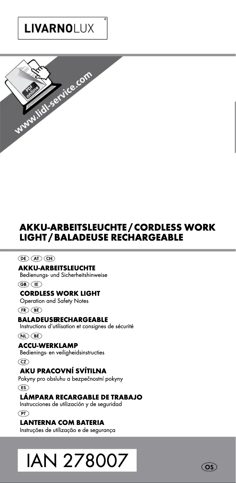 Image de la première page du manuel de l'appareil IAN 275248