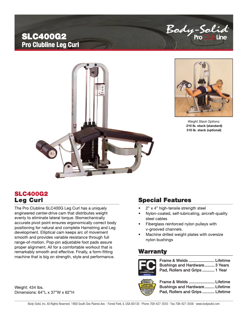 Image de la première page du manuel de l'appareil SLC400G-2