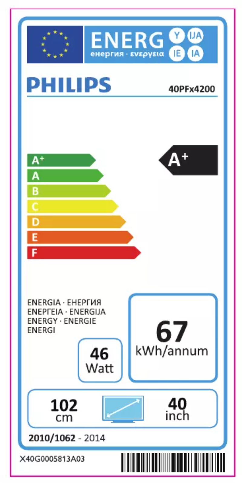 First page image of the manual for 40PFH4200