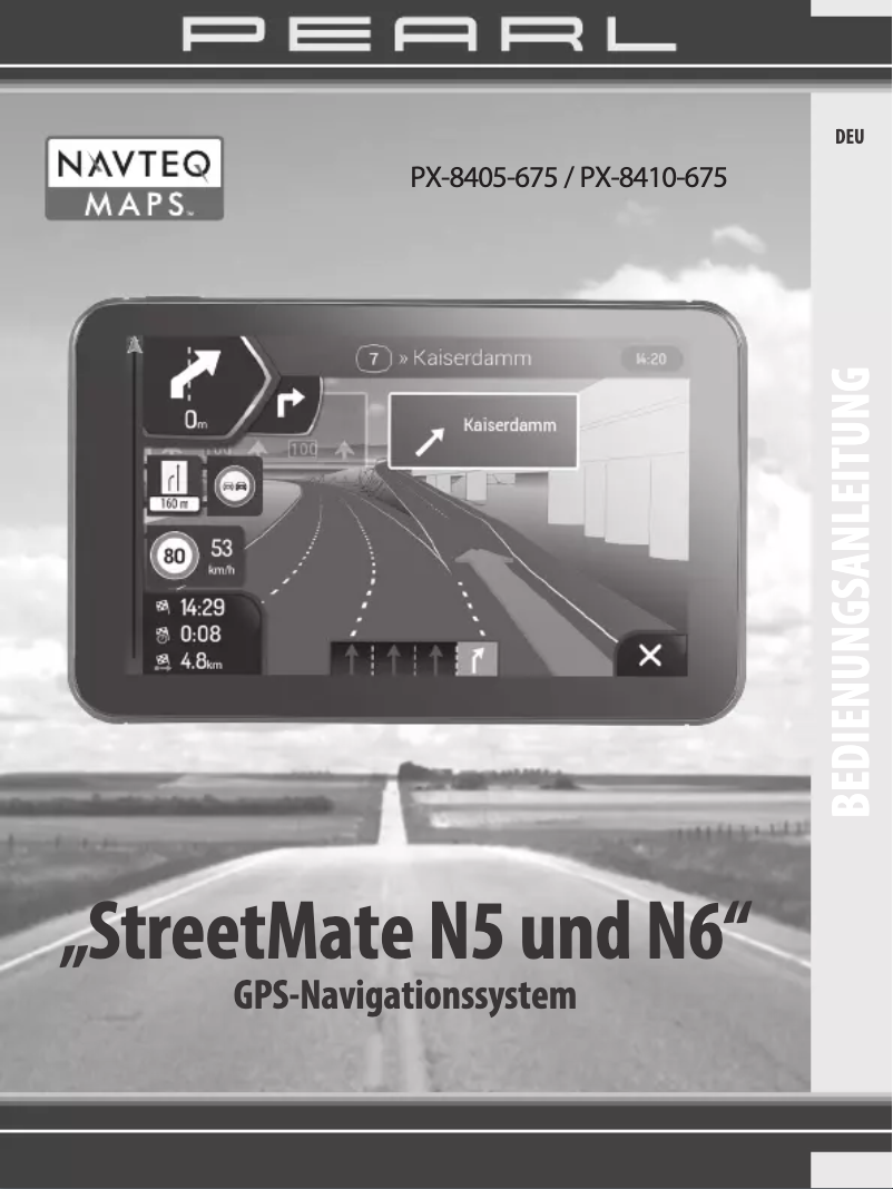 Image de la première page du manuel de l'appareil StreetMate N5