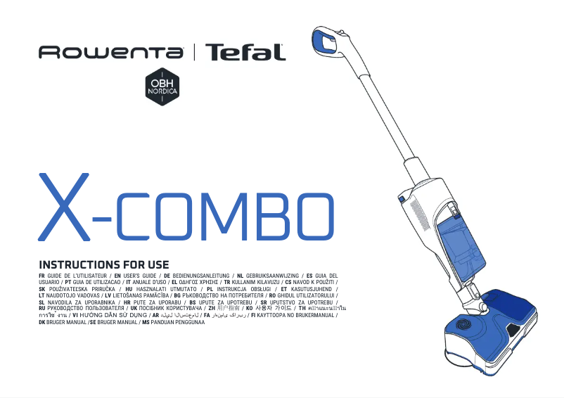 Page n°1 - Manuel utilisateur Tefal X-Combo GF3039