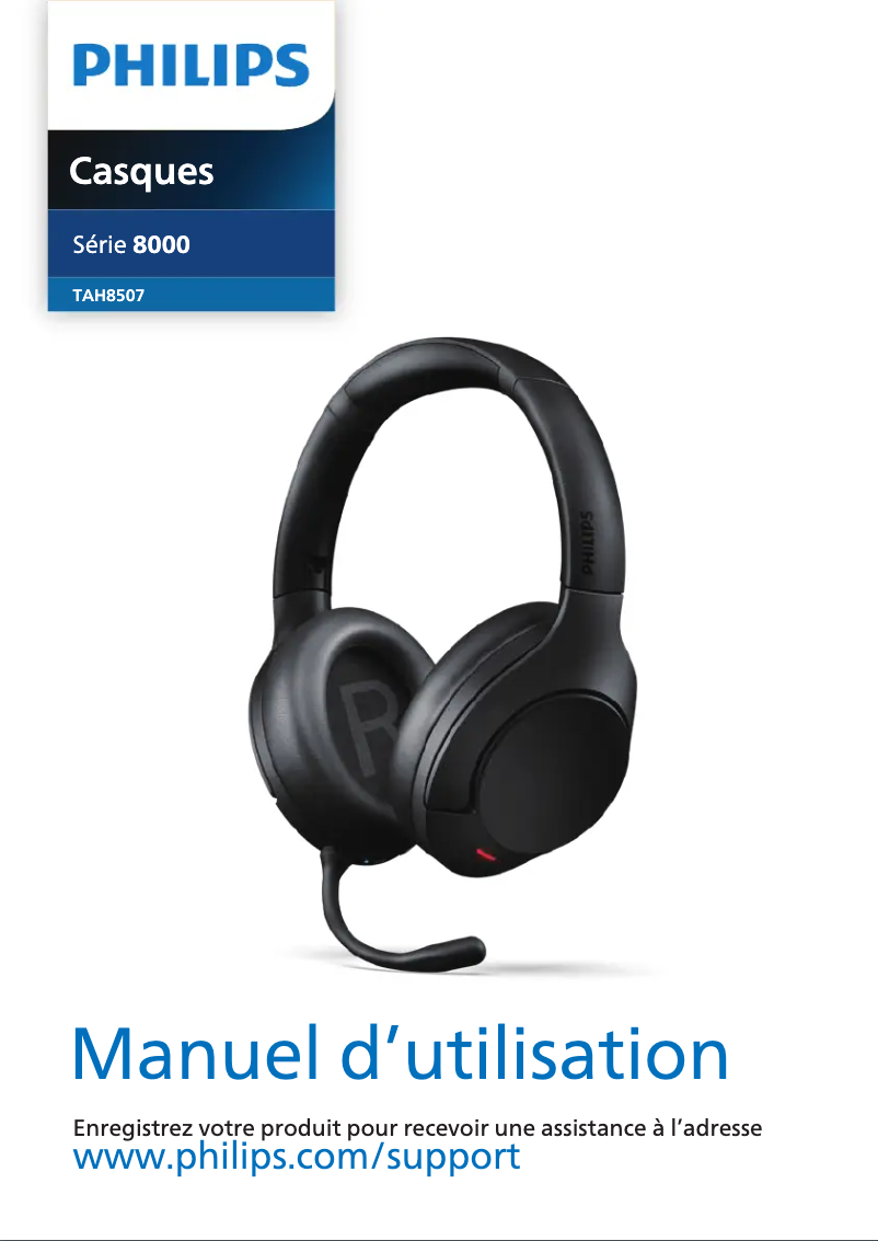 Image de la première page du manuel de l'appareil TAH8507