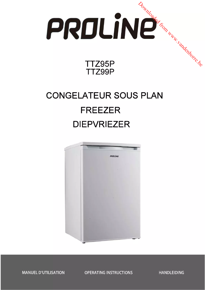 Image de la première page du manuel de l'appareil TTZ95P