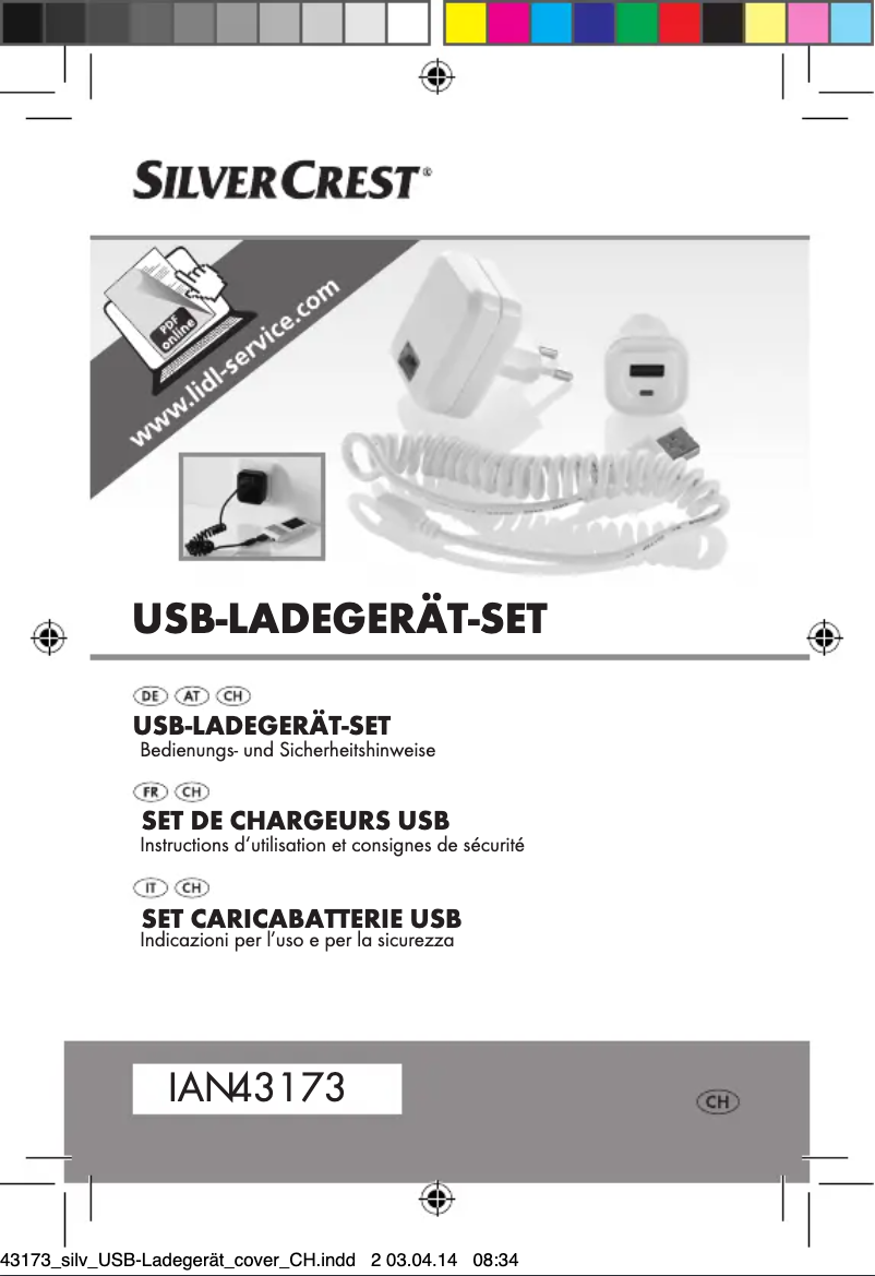 Page n°1 - Manuel utilisateur SilverCrest Z32144