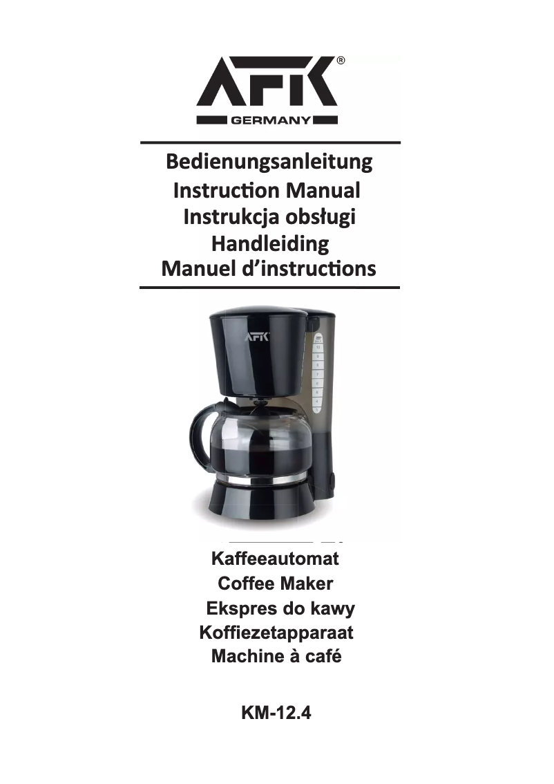 Página 1 del manual Manual de usuario AFK KM-12.4