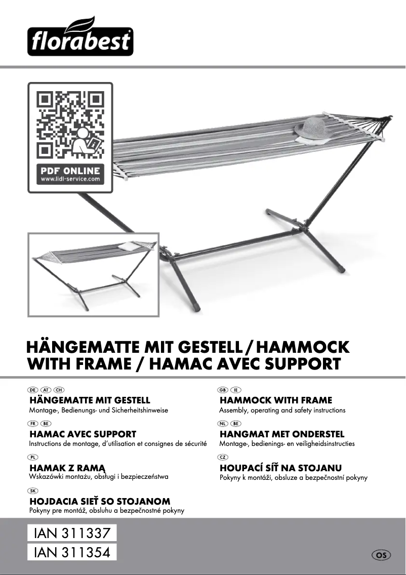 Page 1 de la notice Manuel utilisateur Florabest HG02006