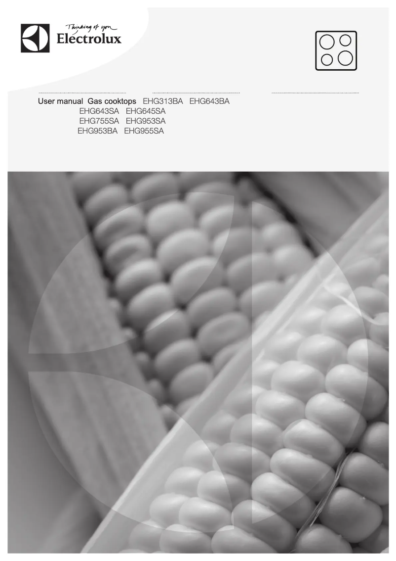 Image de la première page du manuel de l'appareil EHG643SA