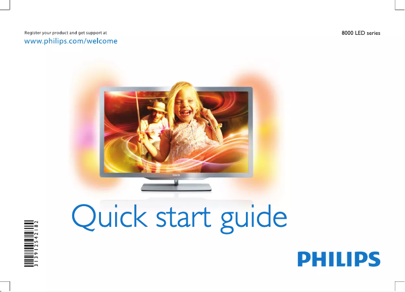 Page 1 de la notice Manuel utilisateur Philips 47PFL8606D