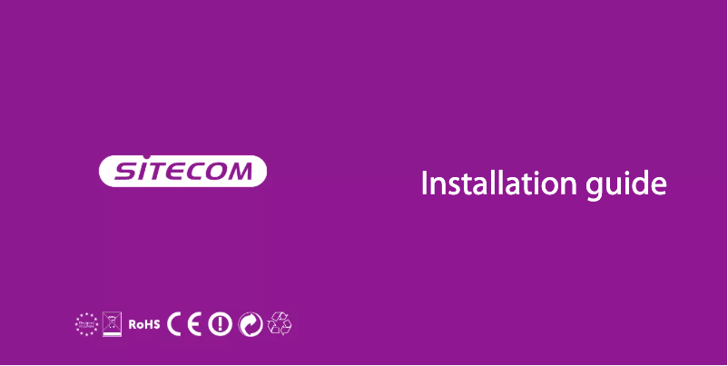 Page n°1 - Manuel utilisateur Sitecom AC750 WLR-5002UK