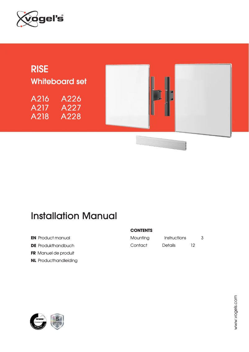 Page n°1 - Manuel utilisateur Optoma RISE A218