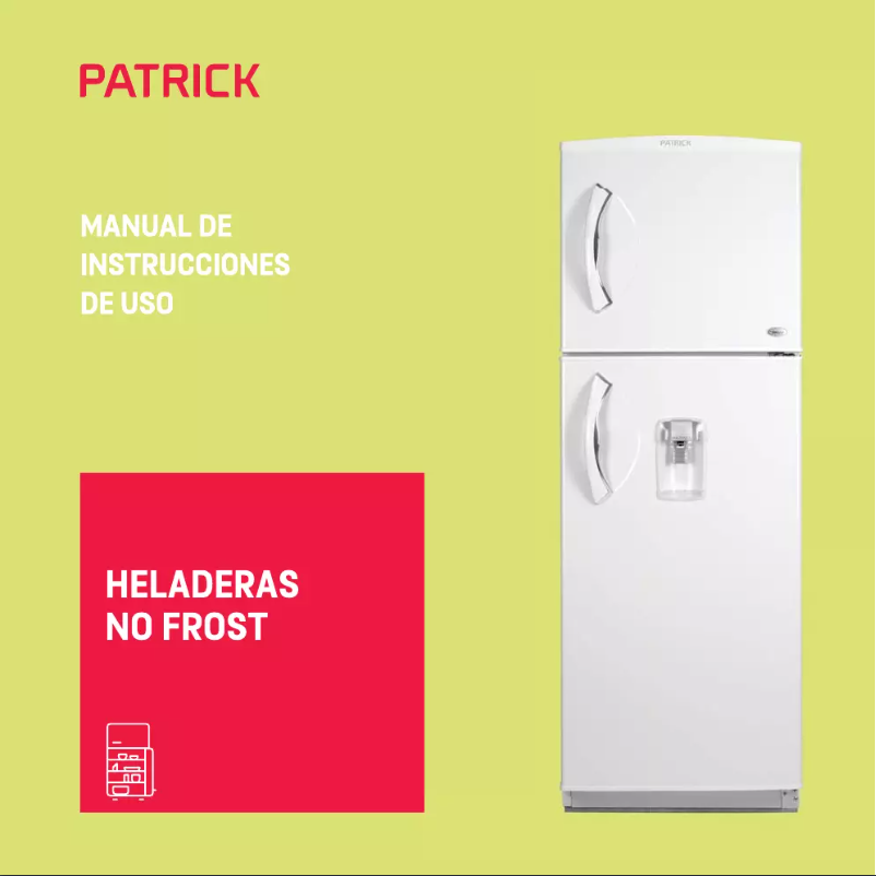 Page n°1 - Manuel utilisateur Patrick HPK350NFMD