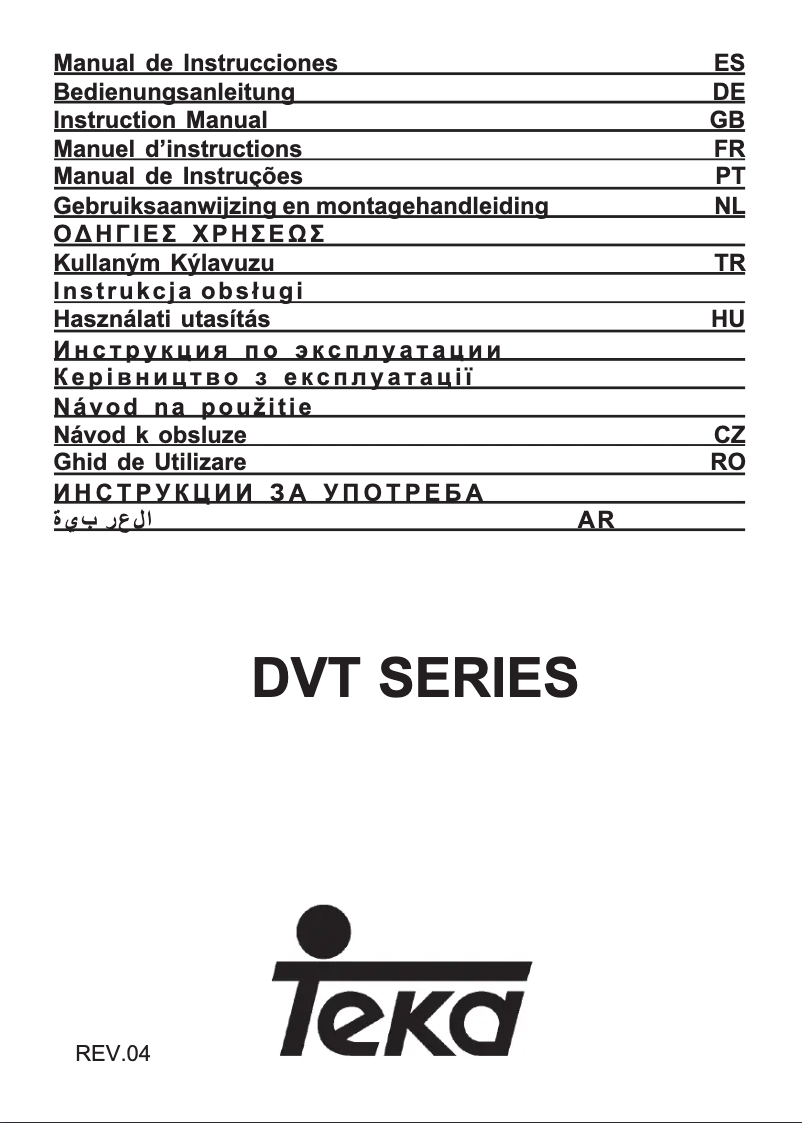Page 1 de la notice Manuel utilisateur Teka DVT 785
