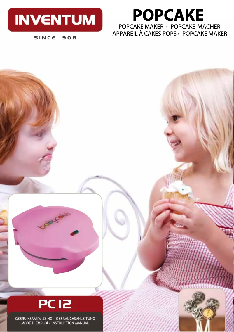 Image de la première page du manuel de l'appareil Popcake PC12