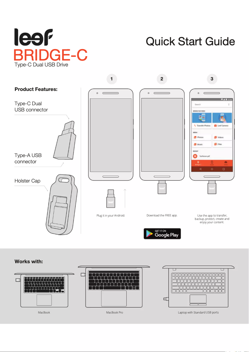 Page n°1 - Manuel utilisateur Leef Bridge-C