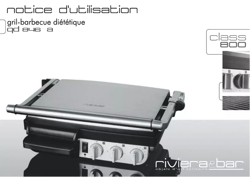 Página 1 del manual Manual de usuario Riviera & Bar QD846A
