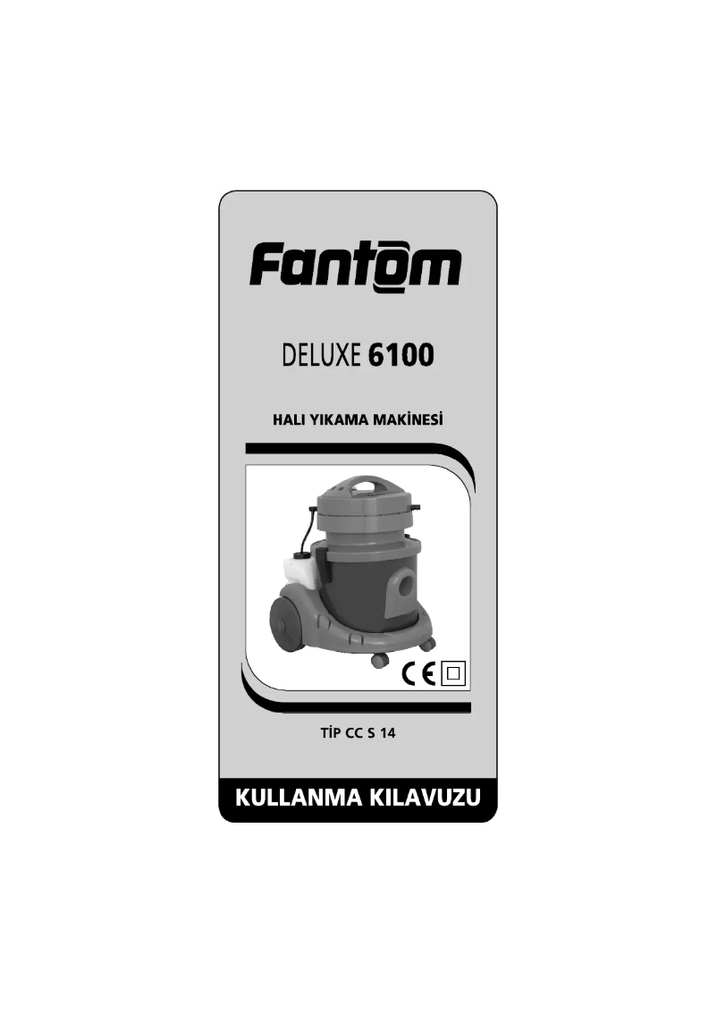 Page 1 de la notice Manuel utilisateur Fantom Deluxe 6100