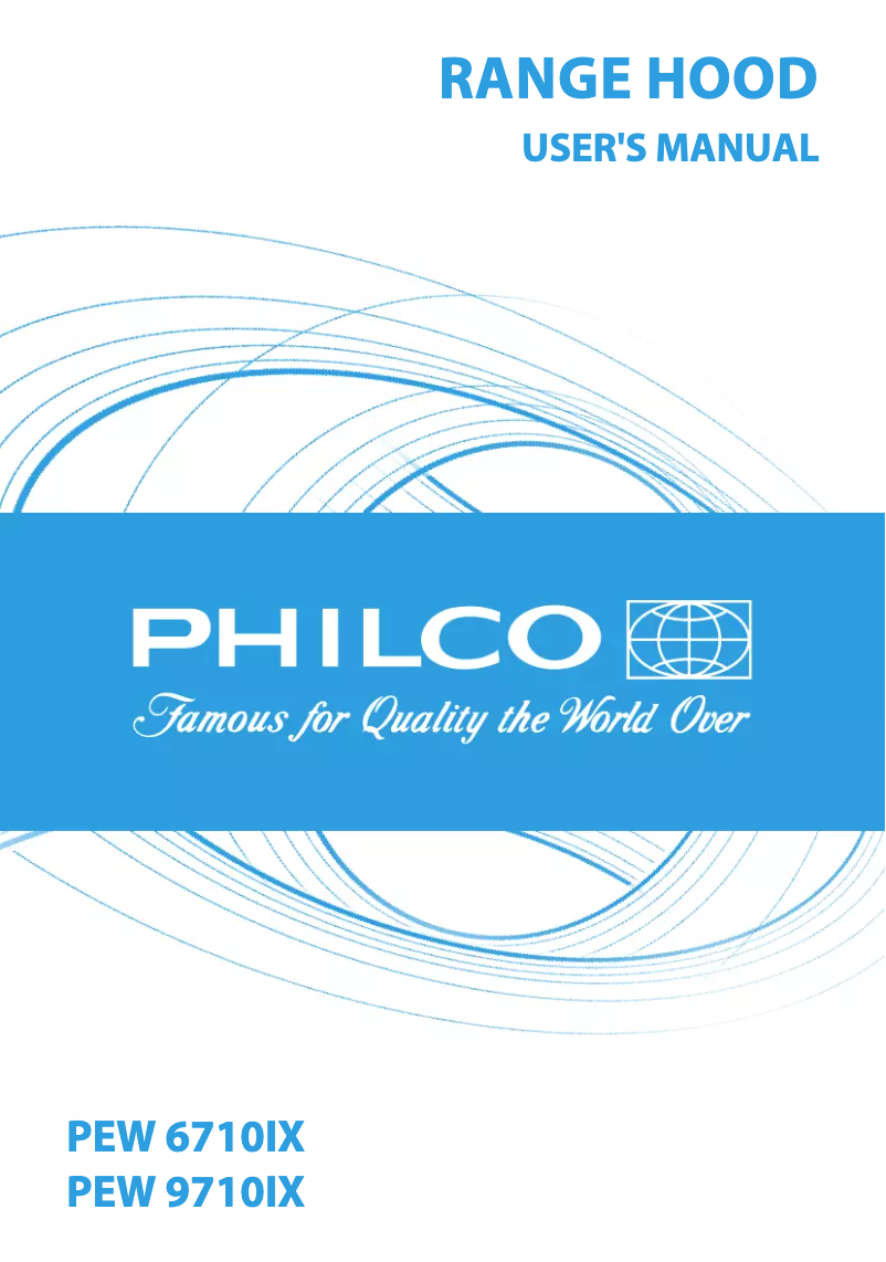 Page 1 de la notice Manuel utilisateur Philco PEW 9710 IX