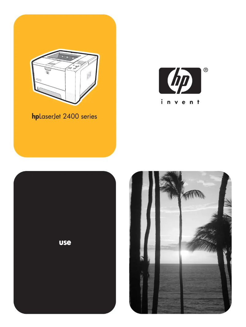 Page n°1 - Manuel utilisateur HP LaserJet 2430t