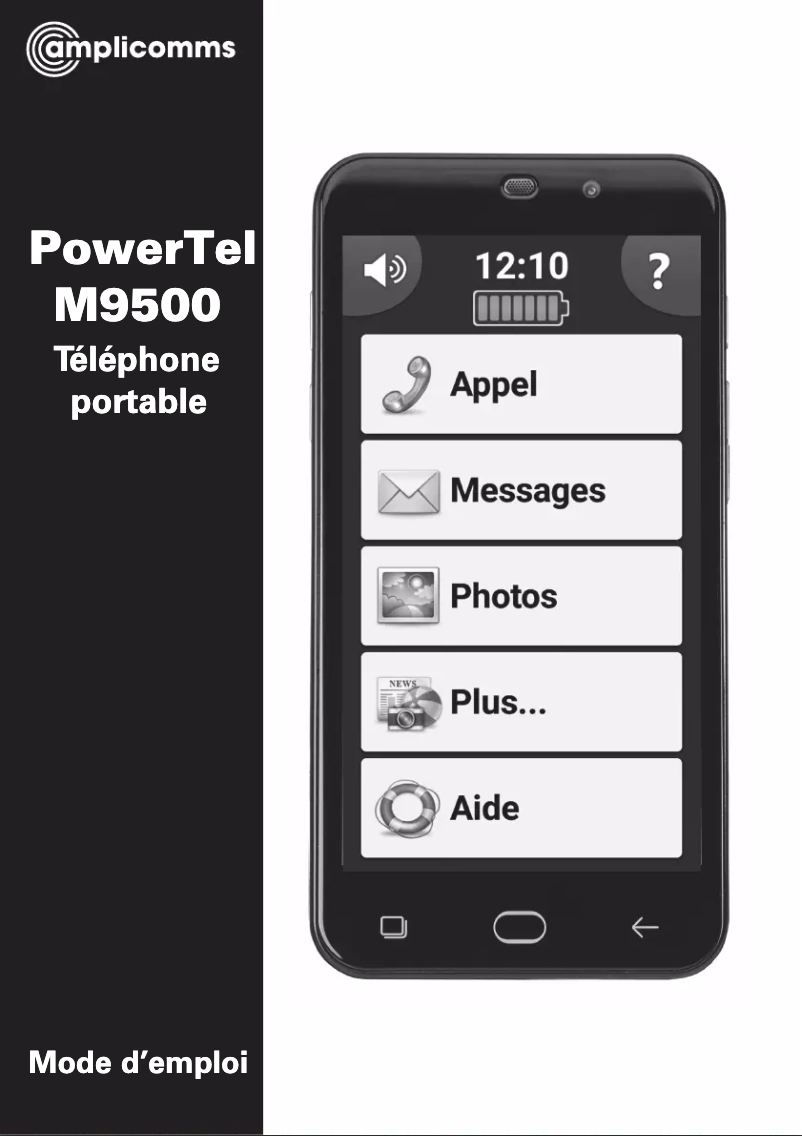 Page 1 de la notice Manuel utilisateur Amplicom PowerTel M9500