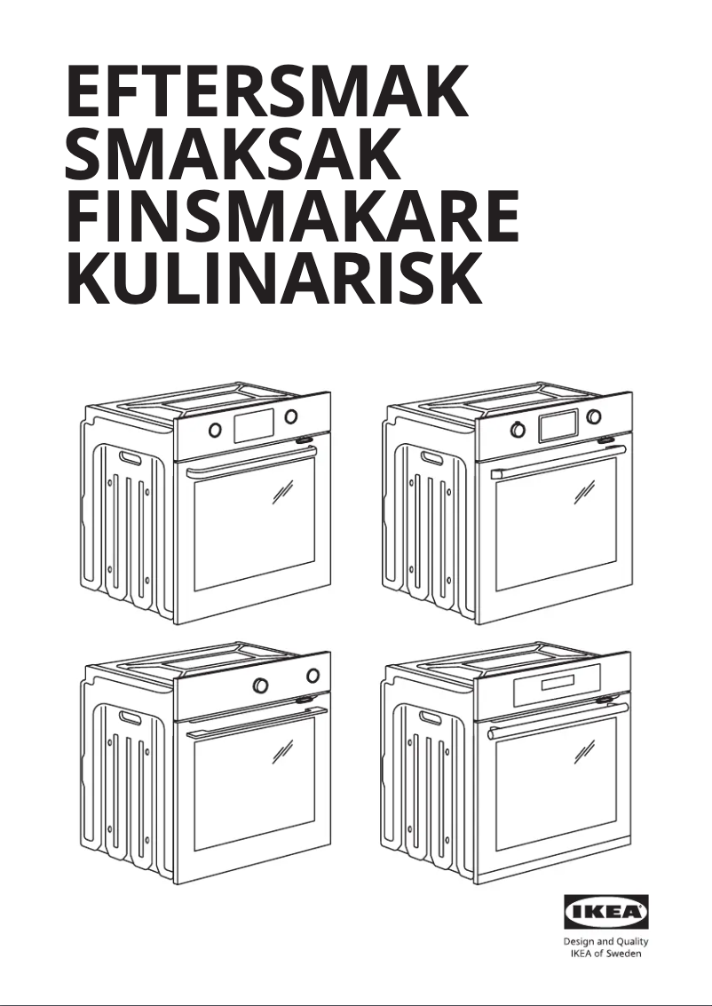 Image de la première page du manuel de l'appareil SMAKSAK 905.082.59