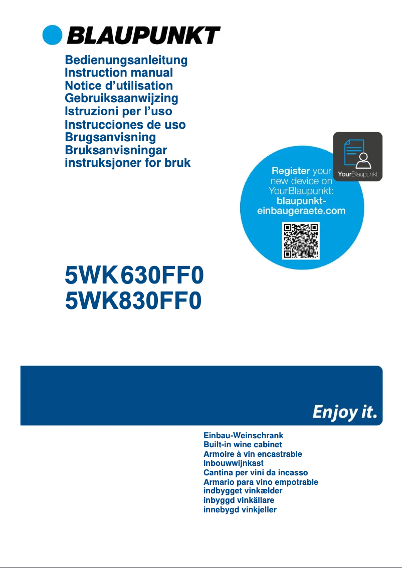 Page n°1 - Guide d'installation Blaupunkt 5WK630FF0