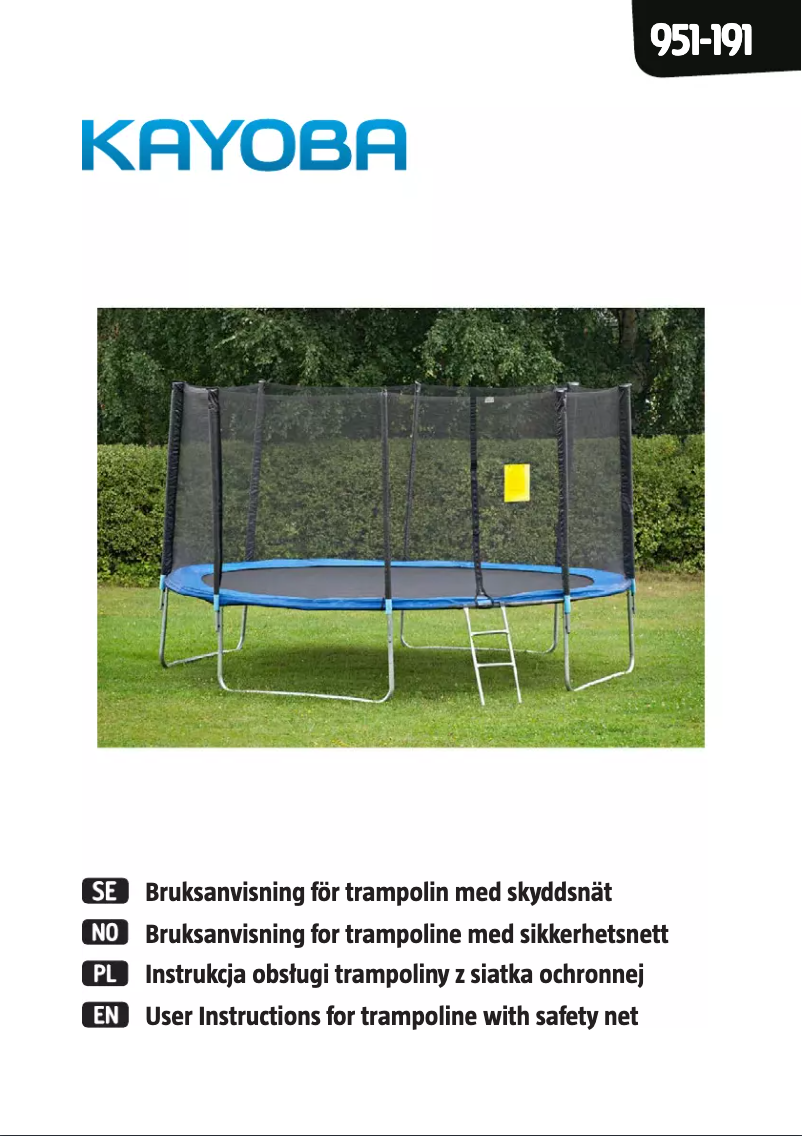 Página 1 del manual Manual de usuario Kayoba 951-191