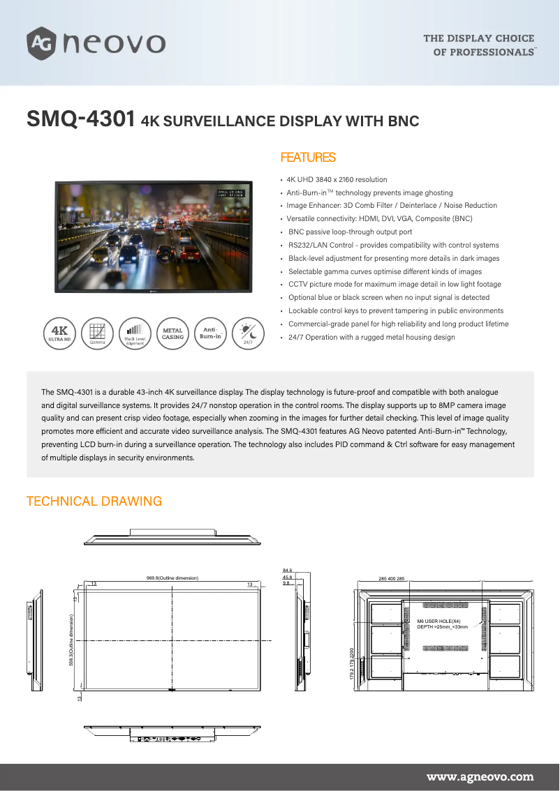 Image de la première page du manuel de l'appareil SMQ-4301