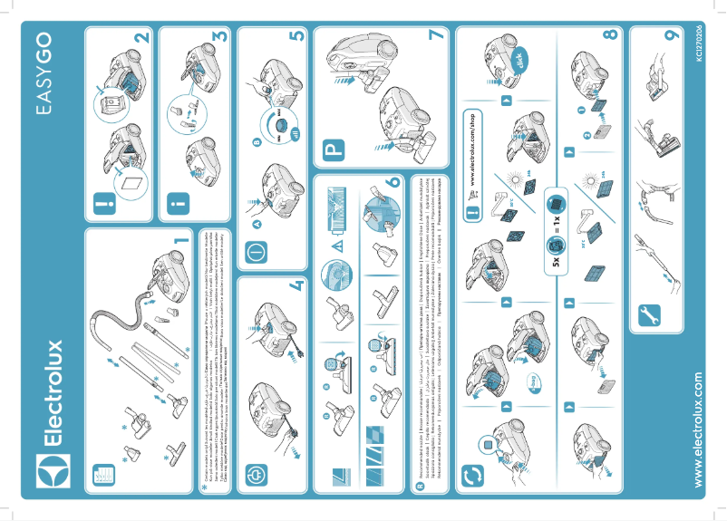 Page 1 de la notice Manuel utilisateur Electrolux EasyGo EEG41W
