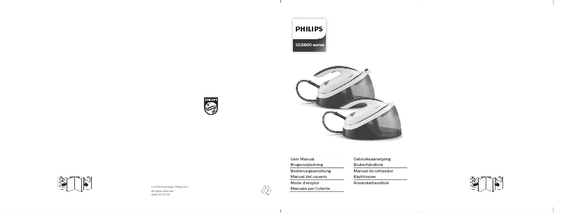 Page 1 de la notice Manuel utilisateur Philips PerfectCare Compact Essential GC6802