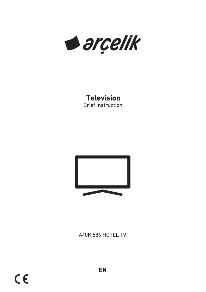 Page n°1 - Manuel utilisateur Arçelik A40K 586