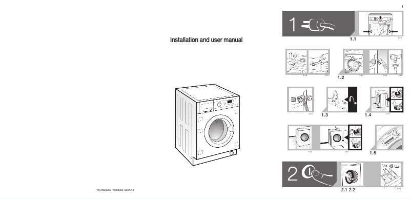Page 1 de la notice Manuel utilisateur Gorenje WI73110