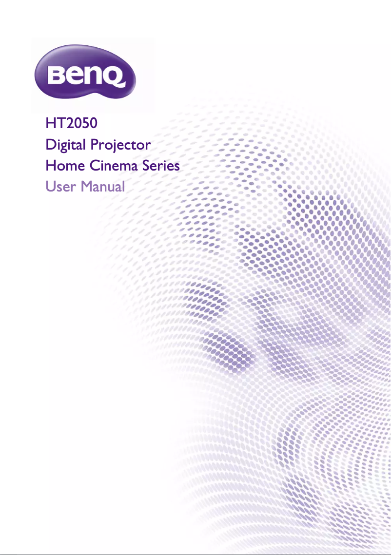 Image de la première page du manuel de l'appareil HT2050