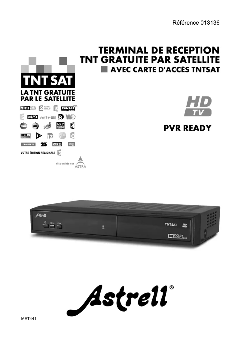 Page n°1 - Manuel utilisateur Astrell MET441 013136