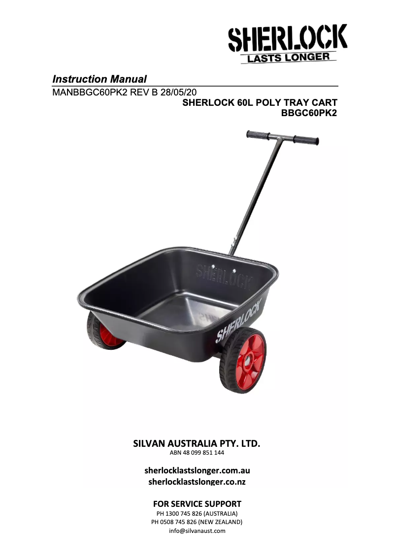 Image de la première page du manuel de l'appareil BBGC60PK2