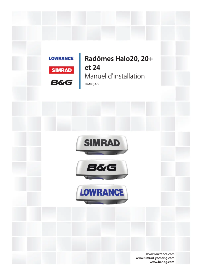 Image de la première page du manuel de l'appareil Halo20+