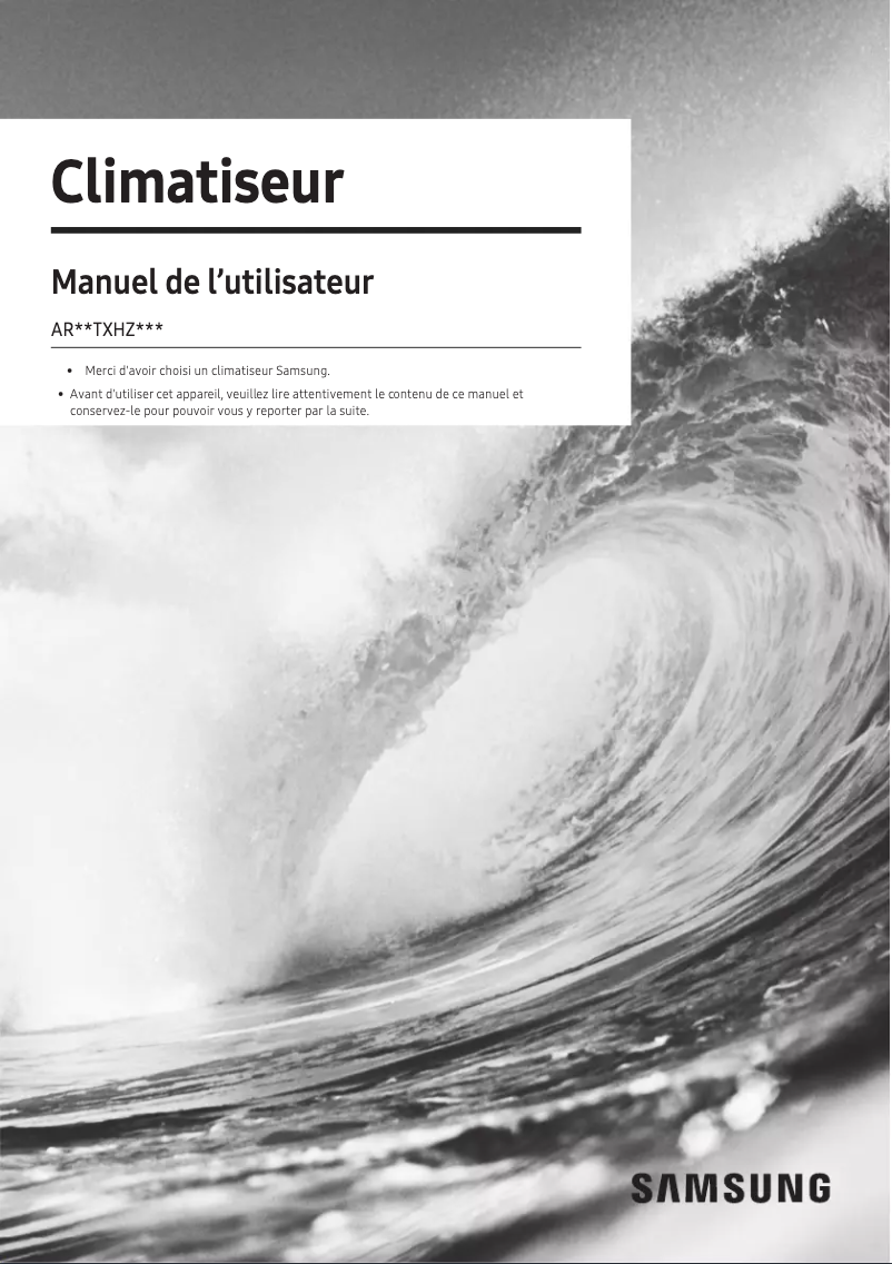 Página 1 del manual Manual de usuario Samsung AR12TXHZAWKX