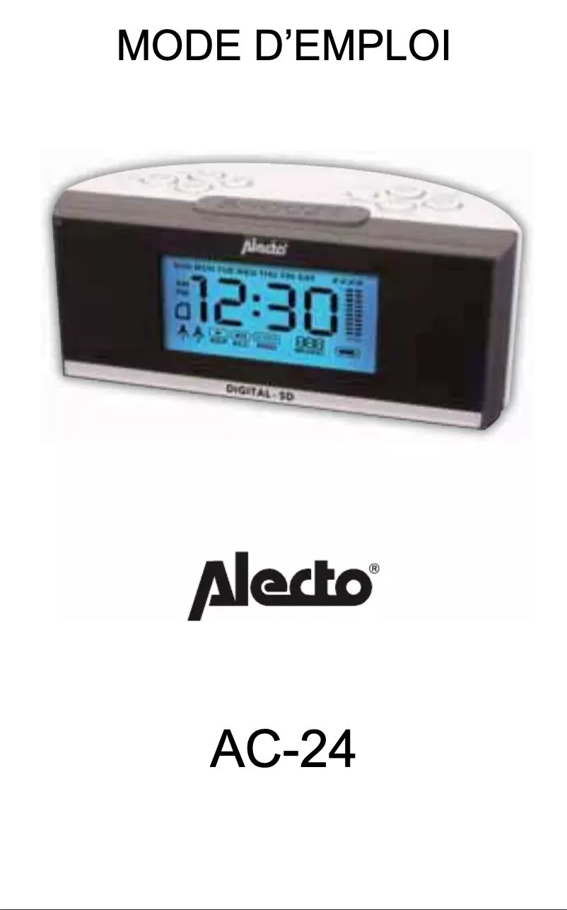 Image de la première page du manuel de l'appareil AC 24