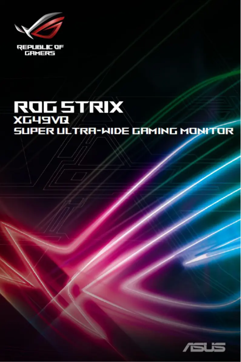 Page 1 de la notice Manuel utilisateur Asus ROG Strix XG49VQ