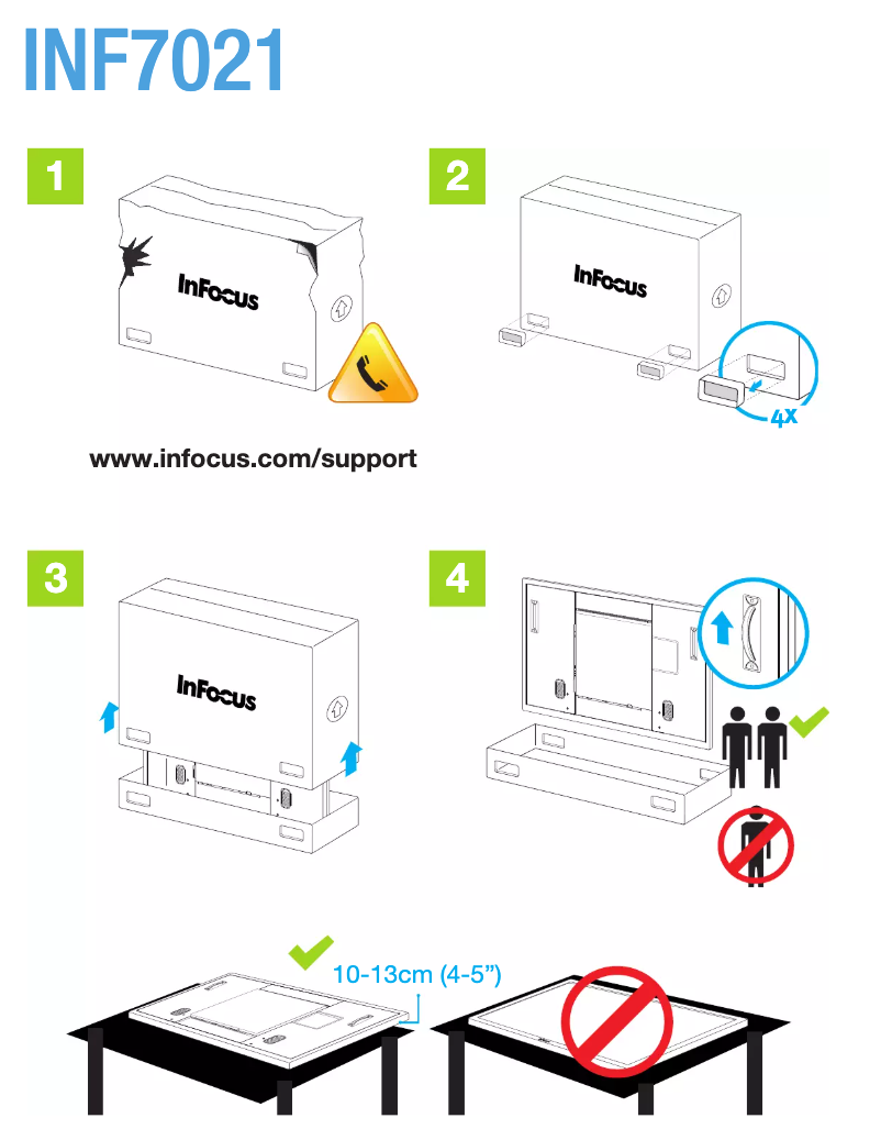 Image de la première page du manuel de l'appareil INF7021