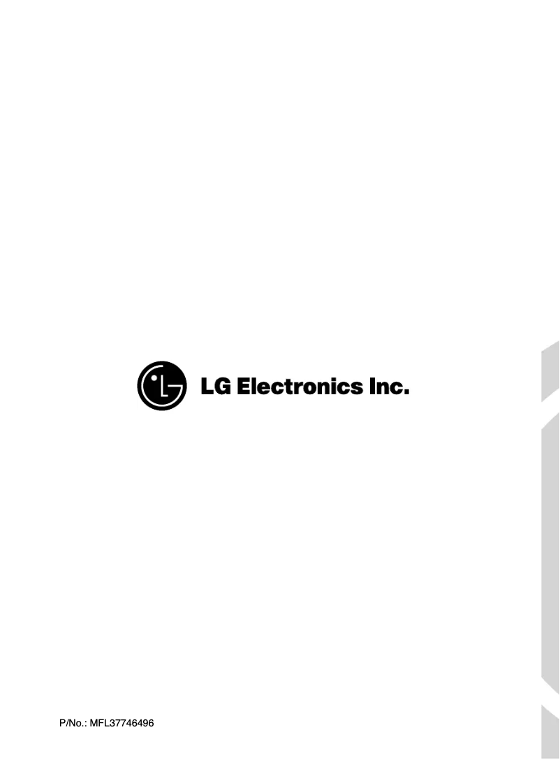 Page 1 de la notice Manuel utilisateur LG WD-13481T