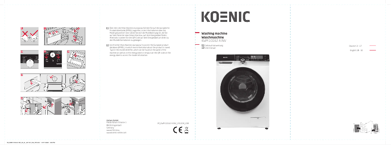 Image de la première page du manuel de l'appareil KWM 10162 A INV