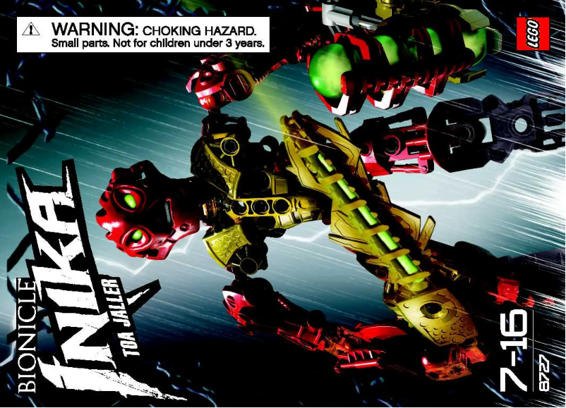 Página 1 del manual Manual de usuario Lego Bionicle 8727