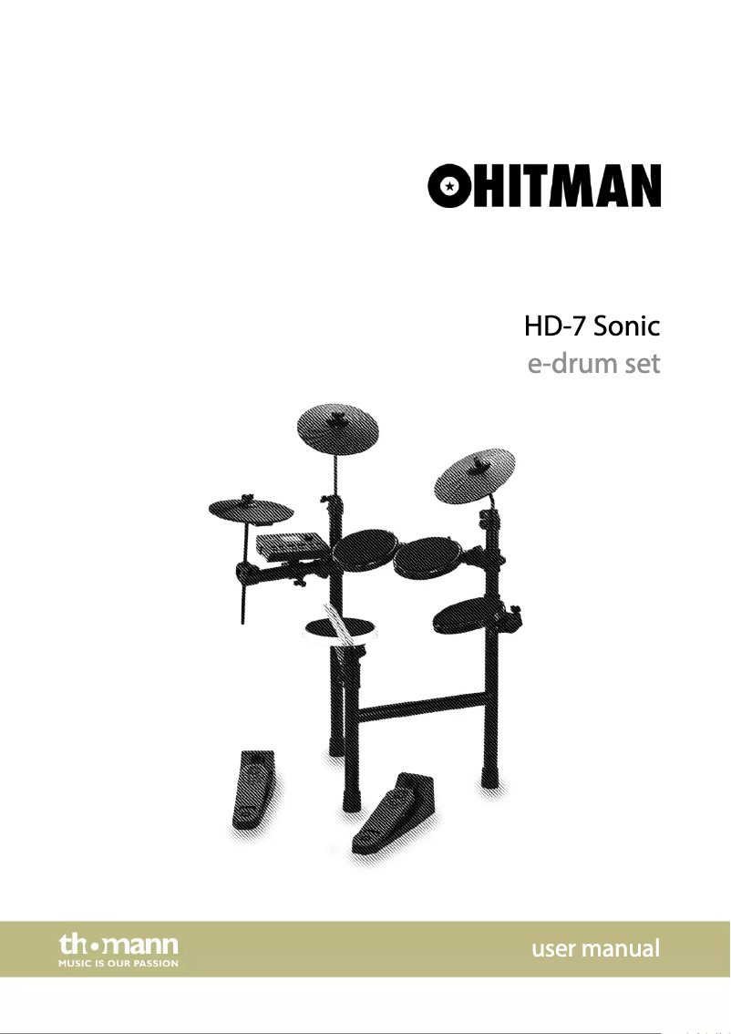 Page n°1 - Manuel utilisateur Hitman HD-7 Sonic