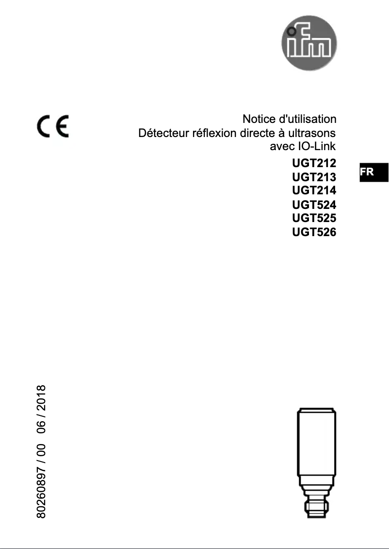 Image de la première page du manuel de l'appareil UGT212