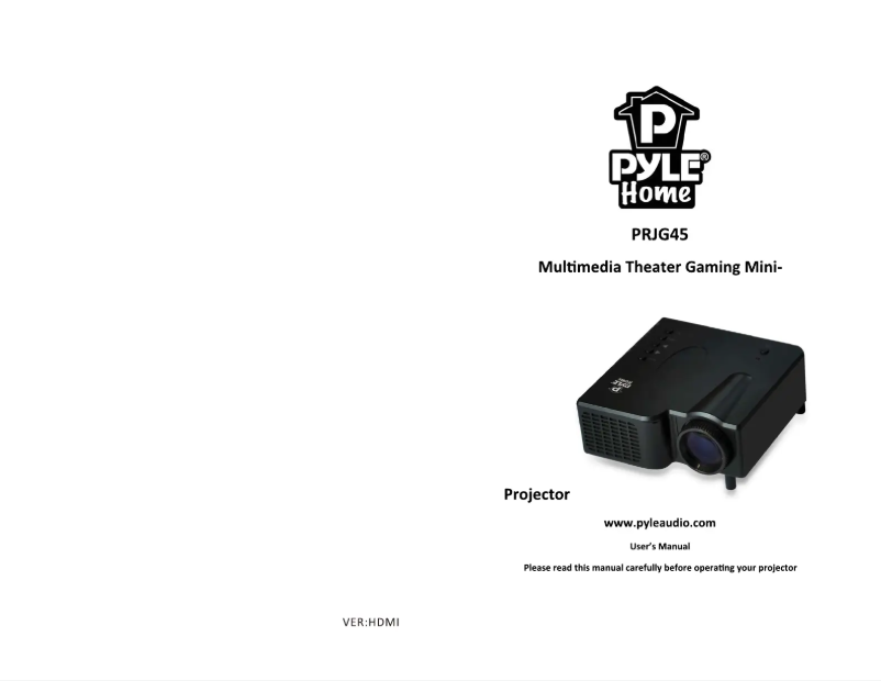 Page 1 de la notice Manuel utilisateur Pyle PRJG45