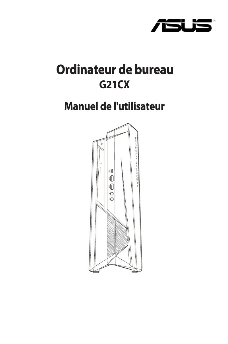 Page n°1 - Manuel utilisateur Asus G21CX