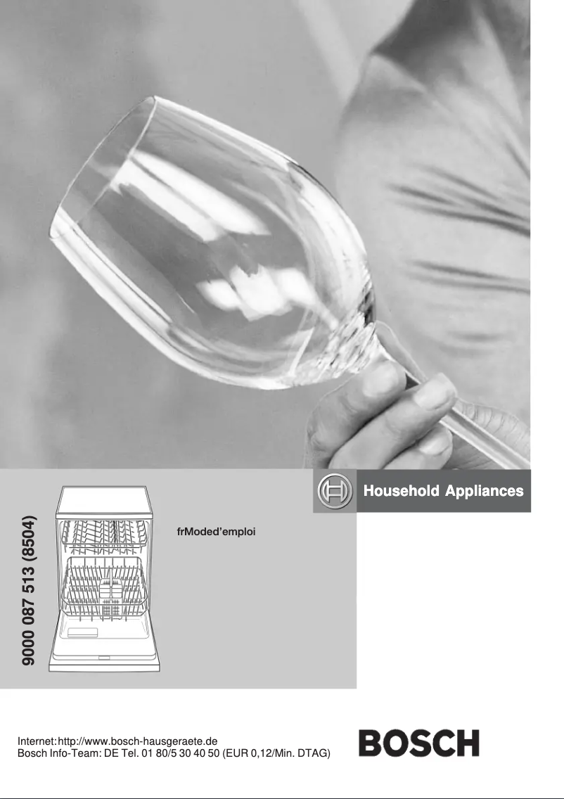 First page image of the manual for SGS46M08EU