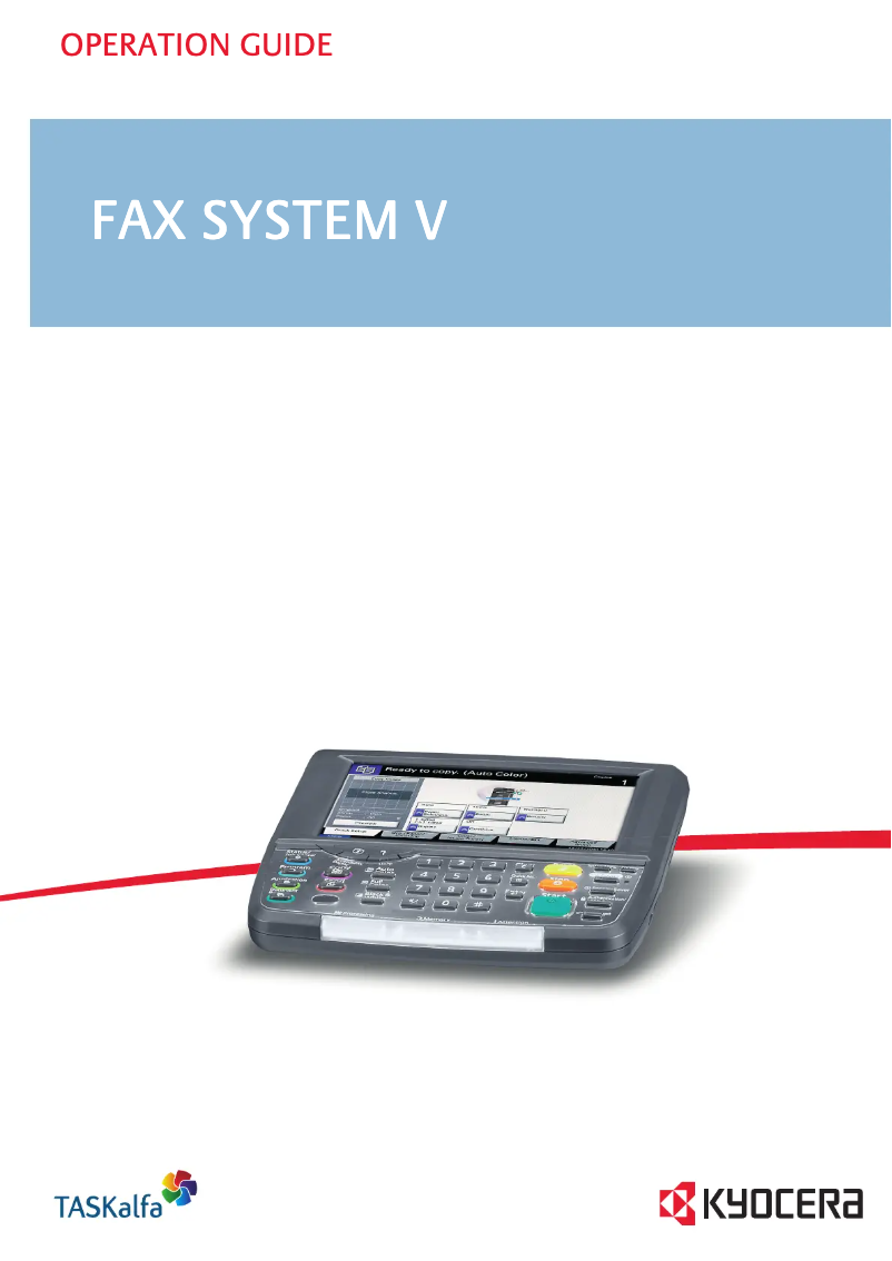 Page 1 de la notice Manuel utilisateur Kyocera TASKalfa 4500i